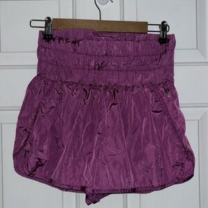 Free people movement shorts! Purple! Large!! Super comfortable